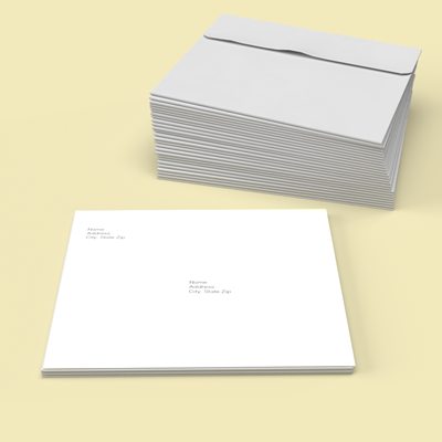 Greeting Cards Envelopes (Addresses)